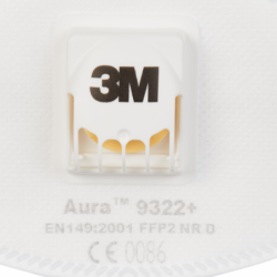 Masque papier FFP3 K9332 avec valve boite de 10