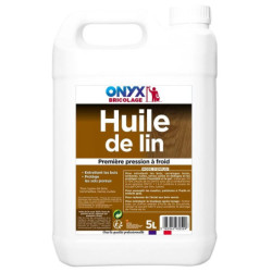 Huile de lin, bidon de 5 litres