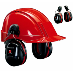 Coquille antibruit/casque OPTIME3 PELTOR compatible Petzl 35db