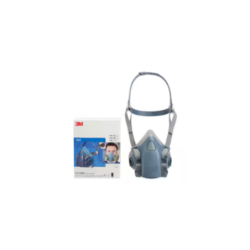 Demi masque gaz/poussière en silicone confort K7503 TAILLE L