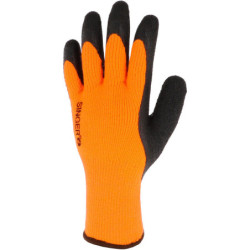 Gant chaud orange enduit latex TAC30R
