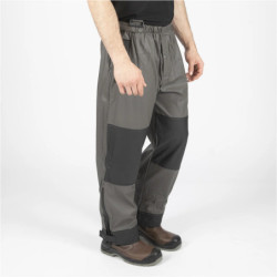 Pantalon de pluie PIRANHA gris et noir