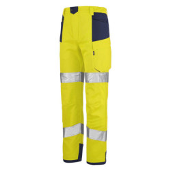 Pantalon haute visibilité IRIS jaune et marine