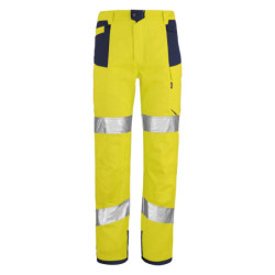 Pantalon haute visibilité IRIS jaune et marine