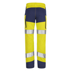 Pantalon haute visibilité IRIS jaune et marine
