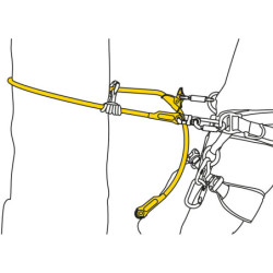 Longe armee microflip 4m PETZL