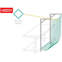 FILET PROTECTION HOMME 5X15M VERT