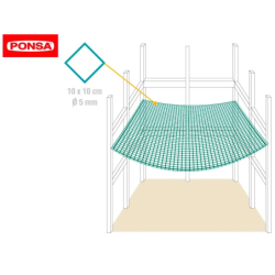 FILET PROTECTION HOMME 5X15M VERT
