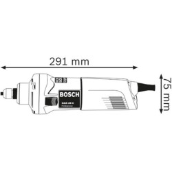 Meuleuse Bosch droite GGS28C carotte