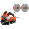Rainureuse D60 + 2 disques XTREM universel dimension 140