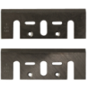 Jeu de 2 fers de rabot acier 82mm