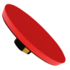 Plateau caoutchouc pour disque velcro diamètre 125mm M14