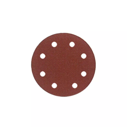 Disques abrasifs velcro perforés 8 trous diamètre 125mm grain 120 lot de 8