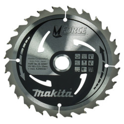 Lame carbure B-32007 165x20mm 24 dents m-force