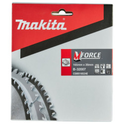 Lame carbure B-32007 165x20mm 24 dents m-force
