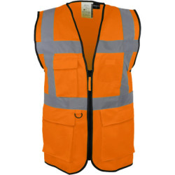 Gilet haute visibilté orange GARO