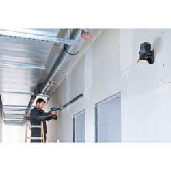 Laser Bosch croix + aplomb vert PRO GCL 2-15G