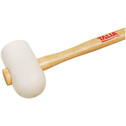 Maillet en caoutchouc 65 mm manche bois