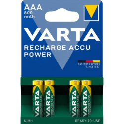 PILE RECHARG. VARTA HR03 CTE 4 800MAH