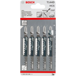 Lames de scie sauteuse T144D blister de 5