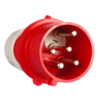 Prise PVC mâle 4x16A inverseur de phases