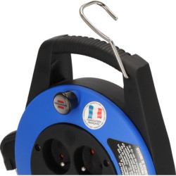 Enrouleur de câble 5 m BOX 4 prises