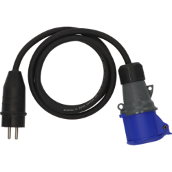 Prise adaptateur câble 1,50 m H07RN-F CEE femelle