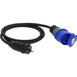 Prise adaptateur câble 1,50 m H07RN-F CEE femelle