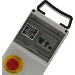 Coffret électrique 4 socles / 220 V 30 mA