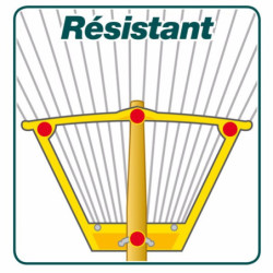 Râteau multifils rond