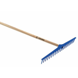 Râteau PVC bleu 20 dents sans manche REVEX