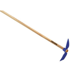 Serfouette forgée panne et langue 30 cm avec manche
