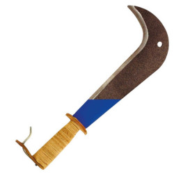 Serpe à soie manche cuir 28 cm