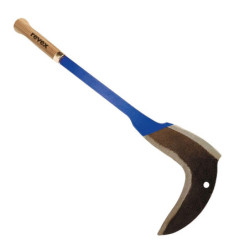 Coupe-ronces bleu avec manche bois REVEX