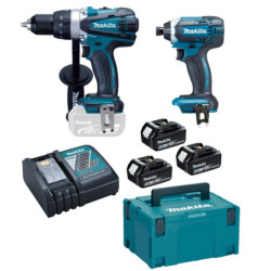 Lot DLX2144TJ1 perceuse + visseuse