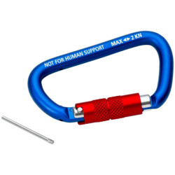 Lot de 2 mousquetons à vis pour outils - 00 50 03 T BK