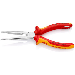 Pince bec cigogne chromée isolée 1000 V 200 mm - 26 16 200 T BK