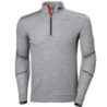 Haut technique LIFA MERINO HALF ZIP gris/noir