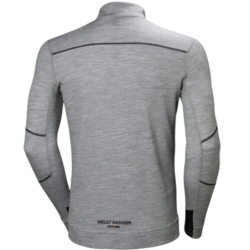 Haut technique LIFA MERINO HALF ZIP gris/noir