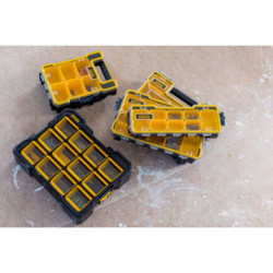 Caisse organiseur FLIP BINS FATMAX 12 compartiments