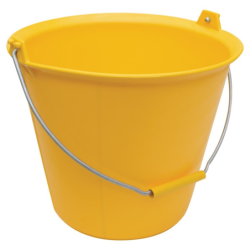 Seau renforcé à ergots 13 litres couleur