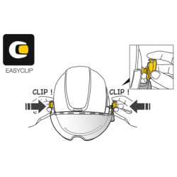 Visière VIZIR incolore pour new casque vertex PETZL