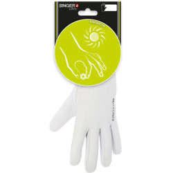 Gant cuir soudeur agneau manchette croûte 14cm S/C CAGN106