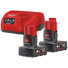 Pack NJR-402 12V 2 batteries 4,0AH + chargeur