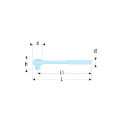 Cliquet 1/4 haute précision