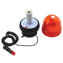 GYROPHARE LED MAGNET ET VENTOUSE 12V et 24V .