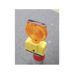 LANTERNE CLIGNOTANTE JAUNE SOLAIRE