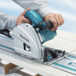 Scie plongeante SP6000J 1300w 165mm avec rail de guidage 1400mm