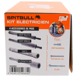 Kit accessoire SPITBULL éléctricien