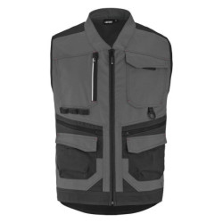 Gilet sans manche TROWEL gris et noir